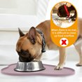 thumbnail image 5 of Pet Food Mats Dog Cat Feeding Mat Cloud Silicone Pad Anti-Slip Waterproof Anti-Slip Bowl Placemat, 5 of 6