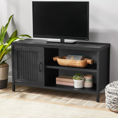 Mainstays Farmhouse TV Stand for TVs up to 50", Black