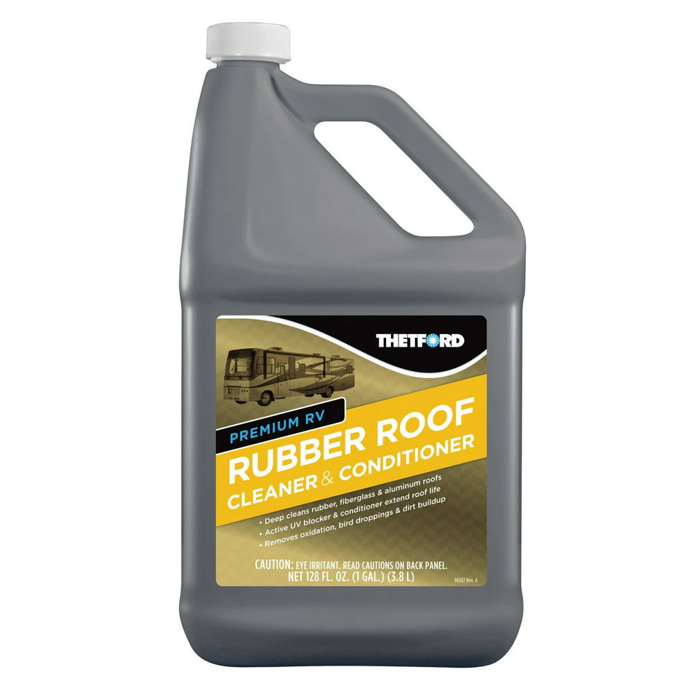 Premium Rubber Roof Cleaner & Conditioner, 1 GALLON, RPIRC1 Remover Spray And Forget Rv And Camper Cleaner