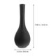 thumbnail image 5 of 1 florero de apertura estrecha para arreglos florales (negro), 5 of 6