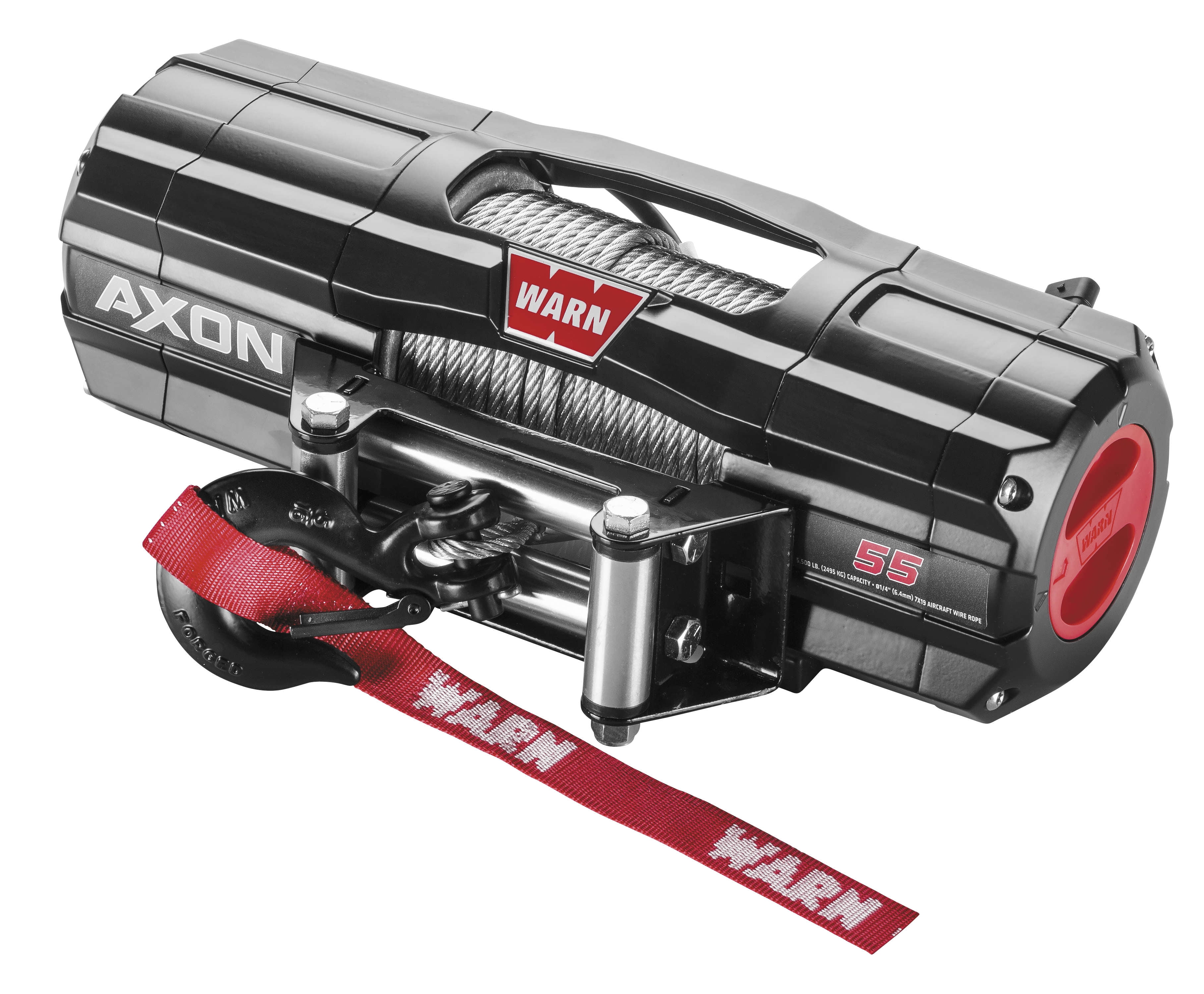 Capacity 8000 lb Warn 89305 ZEON 8-S Winch with Synthetic Rope 