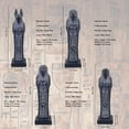 thumbnail image 2 of Ancient Egyptian Gods & Pharaohs Statue Set (4 pcs) - Premium Resin Home Decor Figurines & Mystical Ornaments for Unique Gifts, 2 of 6