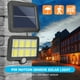 thumbnail image 3 of Luz Solar con Sensor de movimiento PIR para exteriores lámpara de Kuymtek pared impermeable IP65 para decoración de vallas de jardín 106308LED 1 13 modos, 3 of 9