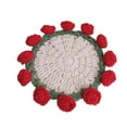 thumbnail image 1 of DOLITY Dessous de Verre en Crochet Compact pour Comptoir Café Rouge, 1 of 9