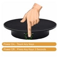 thumbnail image 2 of Electric Rotation Display Stand Adjustable Three Modes Live Dynamic Rotating Table Props Wear-resistant Display Support Black/Mirror, 2 of 9