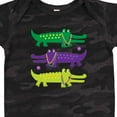 thumbnail image 4 of Inktastic Mardi Gras Holiday Alligators Boys or Girls Baby Bodysuit, 4 of 5