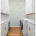 thumbnail image 2 of Seabrook Designs  Industrial Faux Brick Prepasted Wallpaper - 20.5 in. W x 33 ft. L, 2 of 7