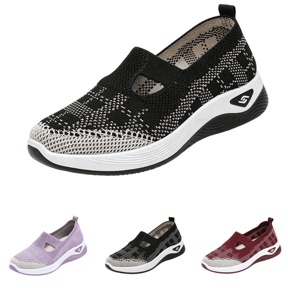 Orthopedic Shoes for Women Arch Support Walking Comfortable Slip On Non Slip Food Service Lightweight Sneakers