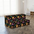 thumbnail image 2 of Floral Foldable Mattress, Summer Flowers Exotic Feels, 78.7" x 47.2", Multicolor, by Ambesonne, 2 of 4