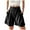 Black, variant on Womens Shorts Wide Leg High Waisted Summer Line With Pockets Durable Versatile Practical Comfortable Breathable Workouts Leisure Short Pants