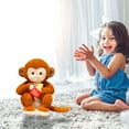 thumbnail image 5 of Eoozwa French Fries Monkey Plush Doll Hand Carry Soft Stuffed Animal Soothing Sleep Pillow Cute Gift for All Ages Home Decor, 5 of 6