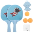 thumbnail image 2 of SHISUYAN Hanging Table Tennis Trainer Portable Ping Pong Paddle Set For Kids With Racket And Balls Parent Child Door Pong Game Exerciser, 2 of 9