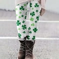 thumbnail image 4 of Haivin Women's Yoga Leggings with St. Patrick's Day Print, Tight-Fitting Stretch for Fitness Workout and Daily Casual Wear, 4 of 9