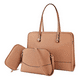 thumbnail image 1 of Set De Bolsa Para dama 3 pcs Marron Malubero Malu1286, 1 of 3