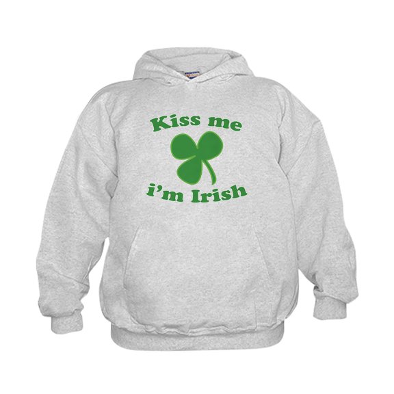 CafePress - Kiss Me Im Irish St Patricks Day Hoodie - Kids Hooded Sweatshirt, Classic Hoodie