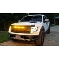 thumbnail image 3 of Xotic Tech LED Grill Light Compatible With Ford F-150 F150 Raptor 2010-2014, 2017-up Amber Lens LED Grille Running Lights Driving Lamp (Powered by 12 Pieces of SMD LED Lights), 3 of 8