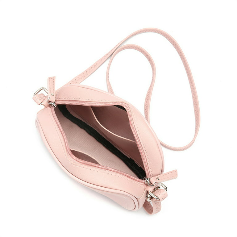 Laidan Luxury Designer Bags Women Leather Chain Crossbody Bag,Pink, Women's, Size: Small