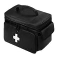 thumbnail image 1 of Bolsa de primeros auxilios vacía, estuche de , organizador de emergencia profesional, bolsa de almacenamiento médico para senderismo, exteriores,, 1 of 9