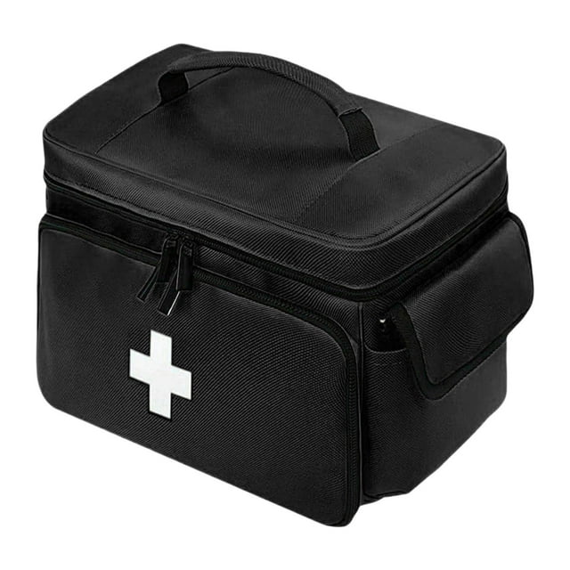 Bolsa de primeros auxilios vacía, estuche de , organizador de emergencia profesional, bolsa de almacenamiento médico para senderismo, exteriores,