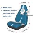 thumbnail image 3 of Wukai Nurse Doctor Gnomes Full Set Car Seat Covers with Soft Padding Universal Auto Front Seats Protector and Cushion Mat, 3 of 5