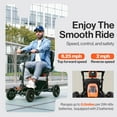 thumbnail image 2 of SuperHandy Electric Mobility Scooter for Seniors - 500W, 48V, Aluminum Frame, 300lb Capacity, 2 of 6