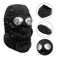 thumbnail image 5 of MEICHEN Winter Cotton Funny Hat for Women Fashion Windproof Thermal Neck Warmer Hooded Cycling Hat Solid Color Plush Knitted Cap, 5 of 9
