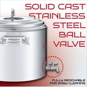 CONCORD Stainless Steel S Series Insulated Double Wall Stock Pot (20 Quart)