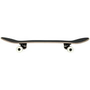 PRO Skateboard Complete Pre-Built CHECKER PATTERN 7.75 in Black/White