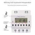 thumbnail image 3 of Digital Timer Switch Relay KG316T AC220V 100A Electronic Programmable Timer, 3 of 11