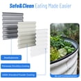 thumbnail image 3 of SnugNiture 3-Pack 2x2x1.5 ft Galvanized Raised Garden Bed, White Outdoor Planter Box for Vegetables, 3 of 12