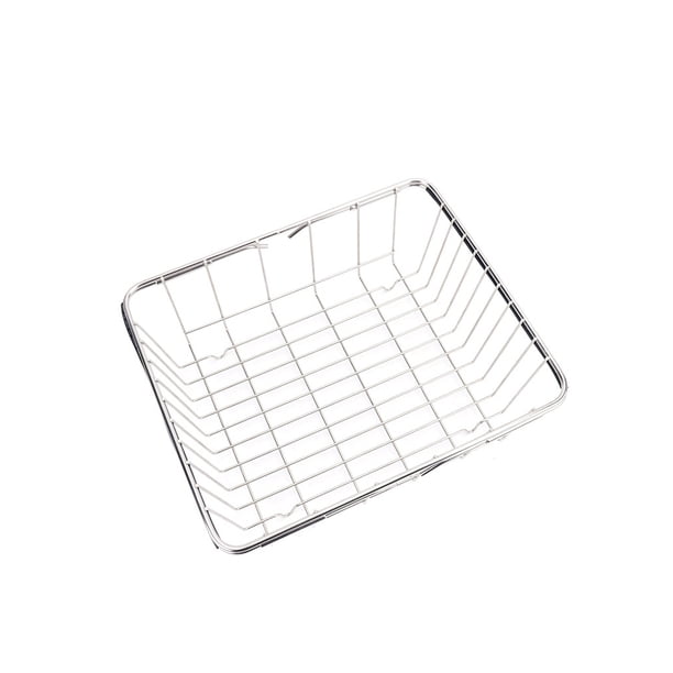 Moyic Estante de secado de platos ajustable sobre el fregadero, estante de drenaje a prueba de herrumbre de cocina de acero inoxidable para de Almacenamiento y organización del hogar Moyic HA023618-00