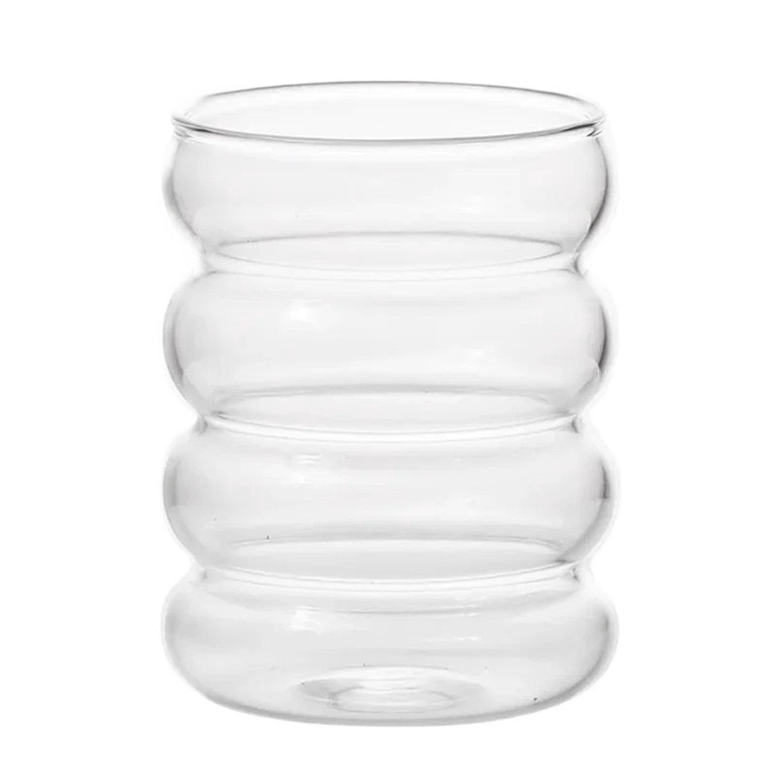 Espresso cup 350ML Glass Cup Transparent Heat-resistant Caterpillar Shape Coffee Mug Drinking Glasses