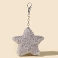 thumbnail image 3 of Cute Plush Five-pointed Star Charm Keychain Soft Stuffed Ornament Keyring Lovely Pendants for Purse Bag Backpack Handbag, 3 of 10