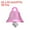 Pink, variant on Uxcell Mini Jingle Bells 1" Metal Hanging Bells Silver 50Pack