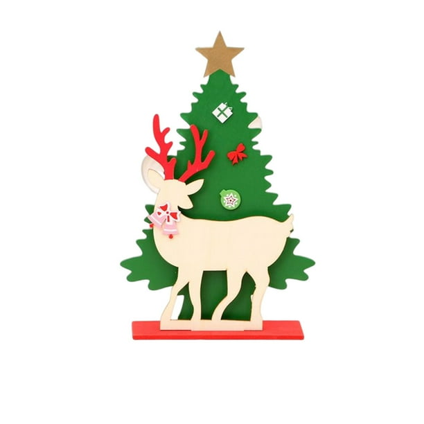 Inteprter Adorno de de Navidad sala de estar chimenea árbol decoración Festival Año Nuevo fiesta temática tablero de fotografía Prop Kits de decoración para fiestas Animal Inteprter HA070078-02