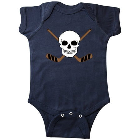 

Inktastic Hockey Sports Funny Skull Gift Baby Boy or Baby Girl Bodysuit