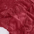 thumbnail image 6 of Wancir High Waisted Underwear for Women Lace Briefs Curvy Silky French Cut Panties, 6 of 9