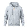 thumbnail image 5 of SELONE Mens 2 Piece Sets Joggers Big and Tall Full Zipper Hoodies Solid Cargo Pant with Pockets Fall Fashion Tracksuit, 5 of 9