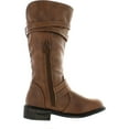 thumbnail image 2 of Lucky Top Fay-42K Children Girl's Classical Block Heel Buckle Knee High Riding Boots, 2 of 4