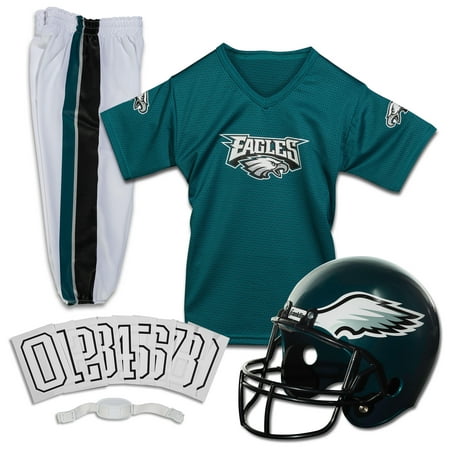 Franklin Sports NFL Philadelphia Eagles Youth Licensed Deluxe Uniform Set, Medium