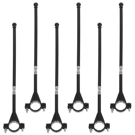 WHAMVOX 6 Pcs Handlebar Flagpole Easy to Clean