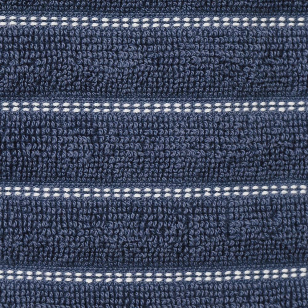 All-Clad Skipping Stripe & Wave Kitchen Towels, 4-Pack, Indigo