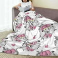 thumbnail image 6 of Vsdgher Cartoon Poodle Dog Ultra-Soft Micro flannel Blanket Throw Blankets for Couch Sofa, Bed (4 sizes)-60"x50", 6 of 7