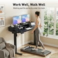 thumbnail image 6 of CHITOOMA Office Desk with Storage, 48″ x 24″ Electric Height Adjustable Sit Stand Standing Desk with Drawers Shelf, Black, 6 of 8