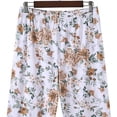 thumbnail image 5 of Byworldtasic Women's Plus Size Cotton Capri Pajama Pants Causal Bottoms Fun Print Sleep Pants Loose Lounge Pant, 5 of 5