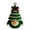 Green, variant on Dserfhy DIY Crochet Christmas Tree Gnome Kit Beginner-Friendly Handmade Xmas Tree Gnome Craft Kit Knitting Holiday Decoration