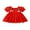 Red, variant on Bagilaanoe Toddler Baby Girl Summer Dress Short Puff Sleeve Cherry A-line Princess Dresses 9M 12M 18M 24M 3T Kids Casual Swing Sundress