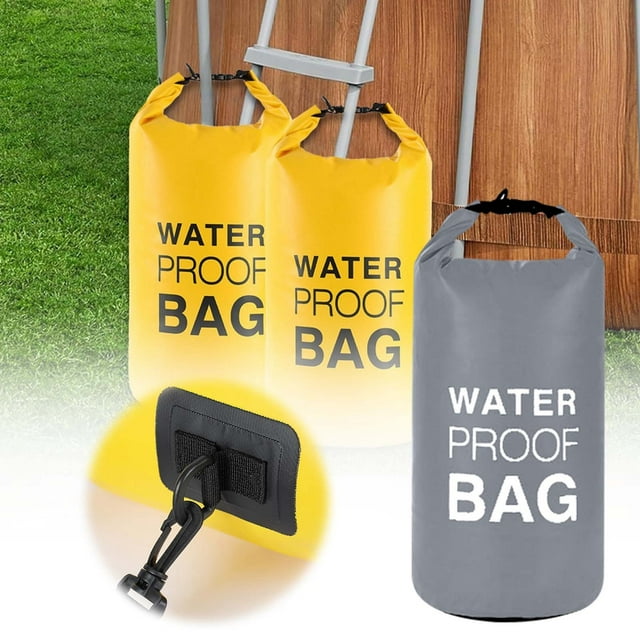 Riforla Poids d'Échelle de Piscine 500D PVC Sacs de Sable pour Marches de Piscine 20L Remplissables avec Poignée Robuste pour Marches de Piscine