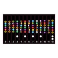 thumbnail image 1 of lionlar Learn Guitar Fingerboard Note Scale Sticker for Electric Guitar Black, 1 of 9