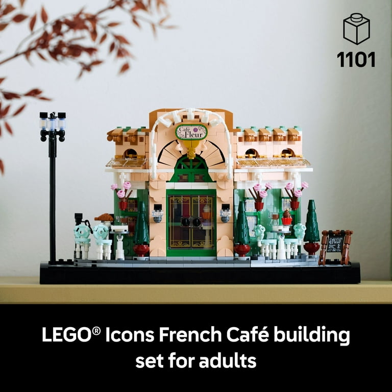 LEGO Icons French Café Paris Building Kit - DIY Set for Adults